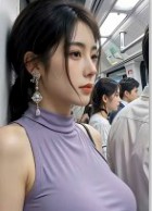 展示8 電車 AI 美女 short 第八個影片